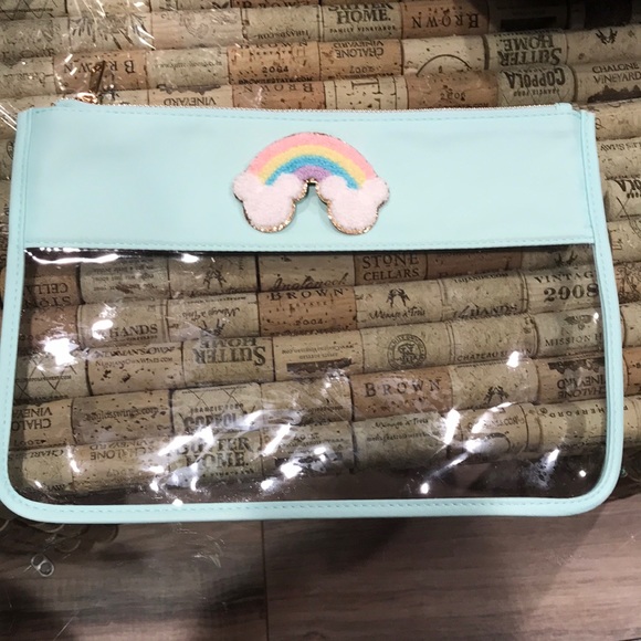 Clear Large Zipper Travel Snack Pouch NEW - Picture 2 of 5